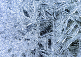 Beautiful wallpaper of icicles