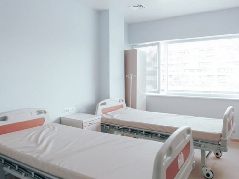 Hospital room interior